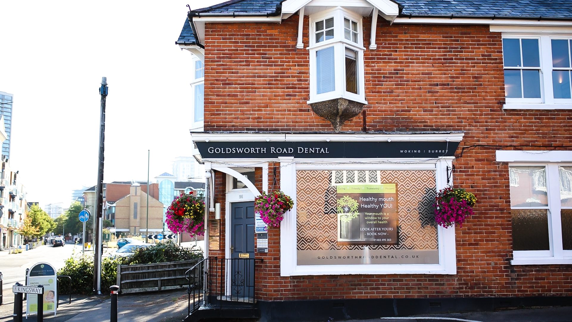 Side outside view of Goldsworth Road Dental